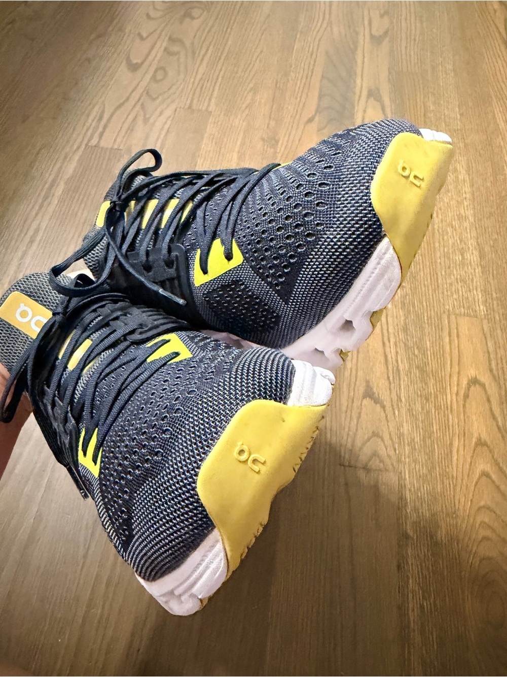 On Running Cloudswift 'Magnet Black Citron Yellow' Men’s 12 - Picture 8 of 11